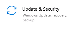การตั้งค่า Windows - อัปเดตและความปลอดภัย
